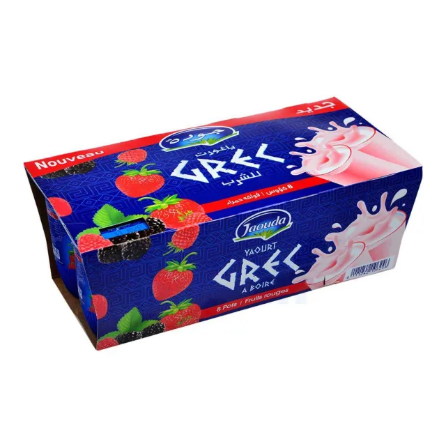 JAOUDA Pack la pulpe de fruits rouges Grec 8x160g